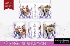 Wildflowers Photo Mug Wrap PNG - Floral Picture Frame Mug Product Image 1