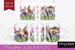 Wildflowers Photo Mug Wrap PNG - Floral Picture Frame Mug Product Image 1