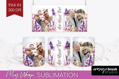 Wildflowers Photo Mug Wrap PNG - Floral Picture Frame Mug Product Image 1