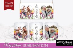 Wildflowers Photo Mug Wrap PNG - Floral Picture Frame Mug Product Image 1