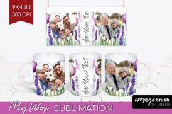 Wildflowers Photo Mug Wrap PNG - Floral Picture Frame Mug Product Image 1