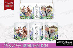 Wildflowers Photo Mug Wrap PNG - Summer Flowers Picture Mug Product Image 1