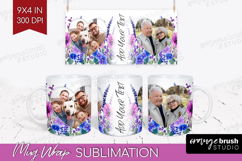 Wildflowers Photo Mug Wrap PNG - Summer Flowers Picture Mug Product Image 1
