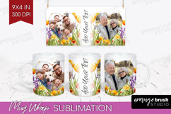 Wildflowers Photo Mug Wrap PNG - Summer Flowers Picture Mug Product Image 1
