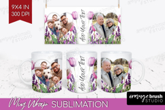 Wildflowers Photo Mug Wrap PNG - Summer Flowers Picture Mug Product Image 1