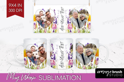 Wildflowers Photo Mug Wrap PNG - Summer Flowers Picture Mug Product Image 1