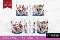 Wildflowers Photo Mug Wrap PNG - Summer Flowers Picture Mug Product Image 1