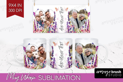 Wildflowers Photo Mug Wrap PNG - Summer Flowers Picture Mug Product Image 1