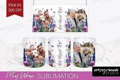 Wildflowers Photo Mug Wrap PNG - Summer Flowers Picture Mug Product Image 1