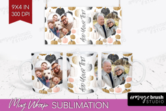 Pumpkun Photo Mug Wrap PNG - Fall Picture Frame Mug Product Image 1