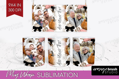 Pumpkun Photo Mug Wrap PNG - Fall Picture Frame Mug Product Image 1