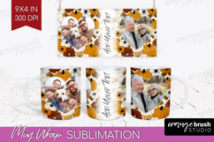 Pumpkun Photo Mug Wrap PNG - Fall Picture Frame Mug Product Image 1