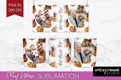 Pumpkun Photo Mug Wrap PNG - Fall Picture Frame Mug Product Image 1