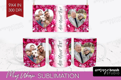Gem Texture Photo Mug Wrap PNG - Gemstone Picture Frame Mug Product Image 1
