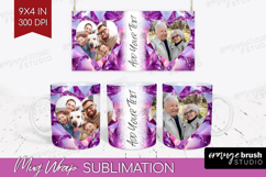 Gem Texture Photo Mug Wrap PNG - Gemstone Picture Frame Mug Product Image 1