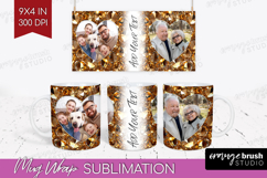 Gem Texture Photo Mug Wrap PNG - Gemstone Picture Frame Mug Product Image 1