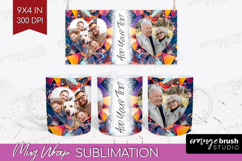 Gem Texture Photo Mug Wrap PNG - Gemstone Picture Frame Mug Product Image 1