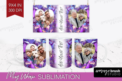 Gem Texture Photo Mug Wrap PNG - Gemstone Picture Frame Mug Product Image 1
