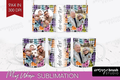 Halloween Photo Mug Wrap PNG - Spooky Picture Frame Mug Product Image 1