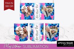 Leopard Print Photo Mug Wrap PNG - Animal Pattern Picture Product Image 1
