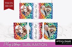 Leopard Print Photo Mug Wrap PNG - Animal Pattern Picture Product Image 1