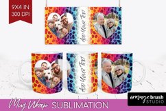 Leopard Print Photo Mug Wrap PNG - Animal Pattern Picture Product Image 1