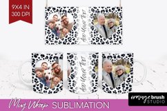 Leopard Print Photo Mug Wrap PNG - Animal Pattern Picture Product Image 1