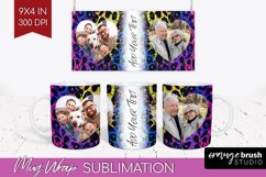 Leopard Print Photo Mug Wrap PNG - Animal Pattern Picture Product Image 1
