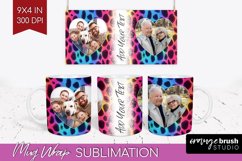 Leopard Print Photo Mug Wrap PNG - Animal Pattern Picture Product Image 1