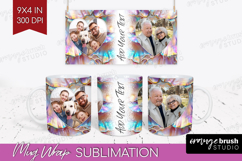 Pearl Photo Mug Wrap PNG - Pearl Texture Picture Frame Mug Product Image 1