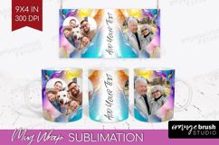 Pearl Photo Mug Wrap PNG - Pearl Texture Picture Frame Mug Product Image 1