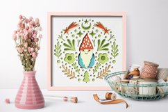 Gnome 3D Layered Paper Cut | Gnome paper cut Product Image 3