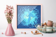 Paper cut| Mermaid Layered Paper Cut | Sea papercut Product Image 3