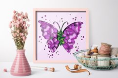 3D paper / Floral Butterfly Papercut / Butterfly paper cut Product Image 3