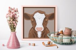 Cow layered paper cut svg / farm paper Product Image 3