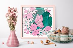 3D paper / Butterfly Papercut / Butterfly layered paper cut Product Image 3