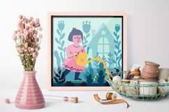 Lover of gardening and flowers layered paper cut plants Product Image 3