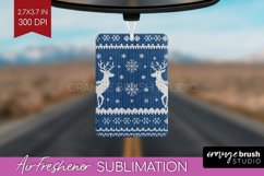 Nordic Christmas Air Freshener PNG - Winter Car Freshener Product Image 1