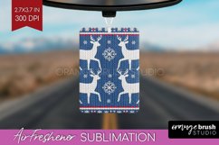 Nordic Christmas Air Freshener PNG - Winter Car Freshener Product Image 1
