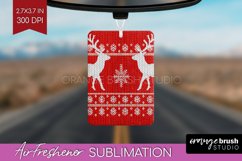 Nordic Christmas Air Freshener PNG - Winter Car Freshener Product Image 1