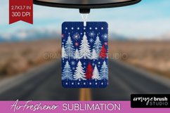 Nordic Christmas Air Freshener PNG - Winter Car Freshener Product Image 1