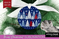 Nordic Christmas Ornament PNG - Winter Pattern Sublimation Product Image 1