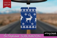 Nordic Christmas Air Freshener PNG - Winter Car Freshener Product Image 1