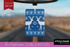 Nordic Christmas Air Freshener PNG - Winter Car Freshener Product Image 1