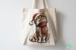 Whimsical Christmas Cats Clipart Product Image 3