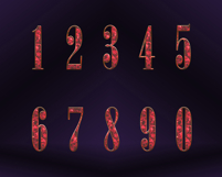 Red Diamond Alphabet: PNG Clipart Product Image 7