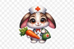 Nurse Bunny Sublimation Clipart Product Image 3