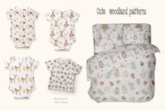 Cute woodland patterns set Product Image 5