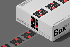 Box with Duct Tape Branding Mockup Product Image 3