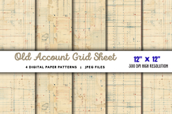 Old Account Grid Sheet JPG Product Image 1